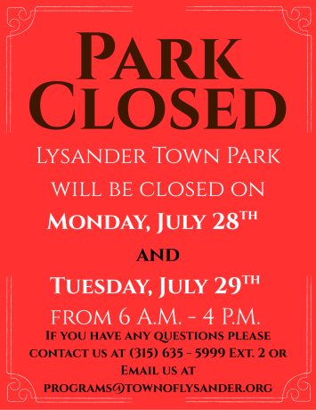 Park Closed