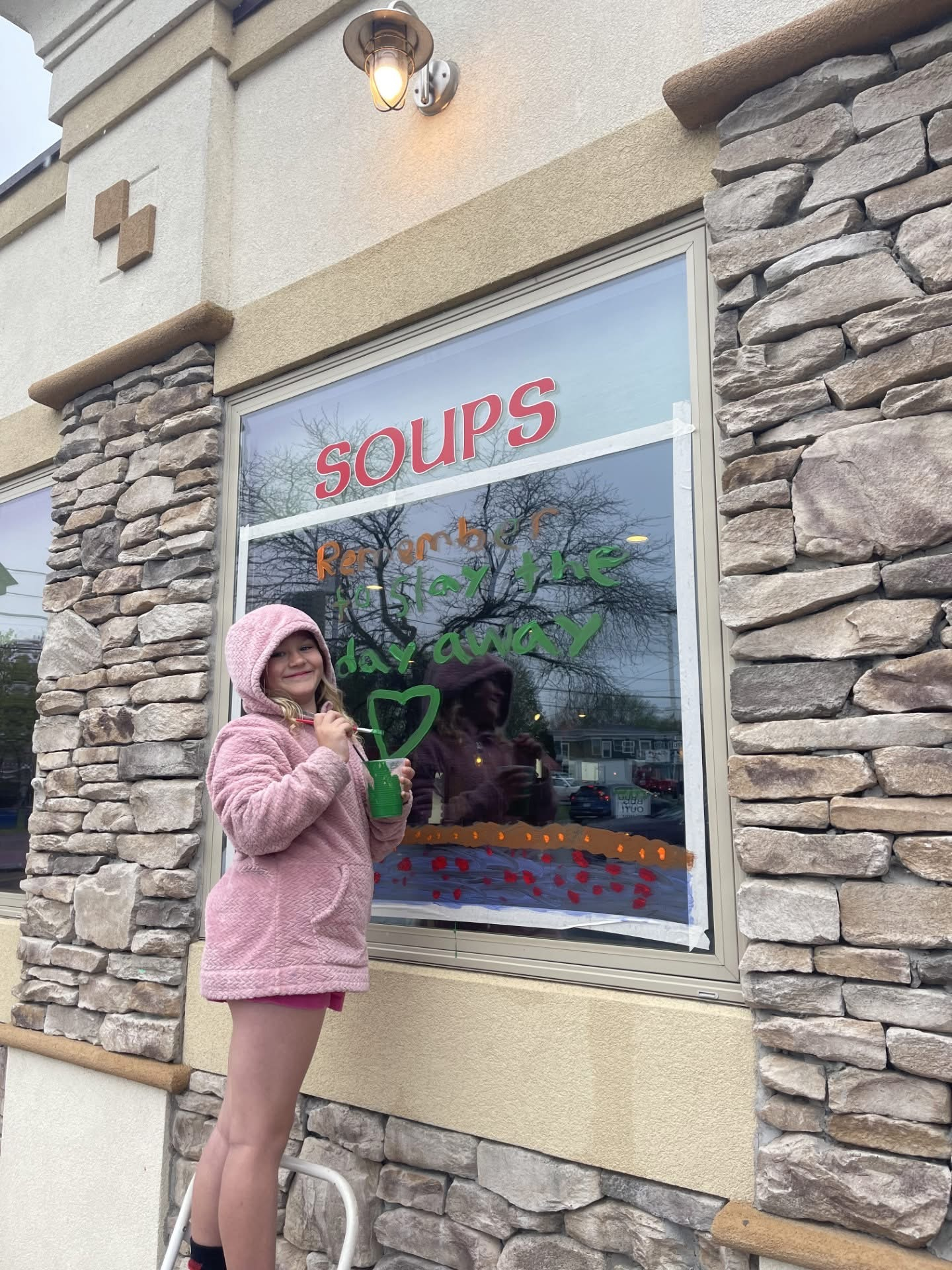 Window Painting at Sal's