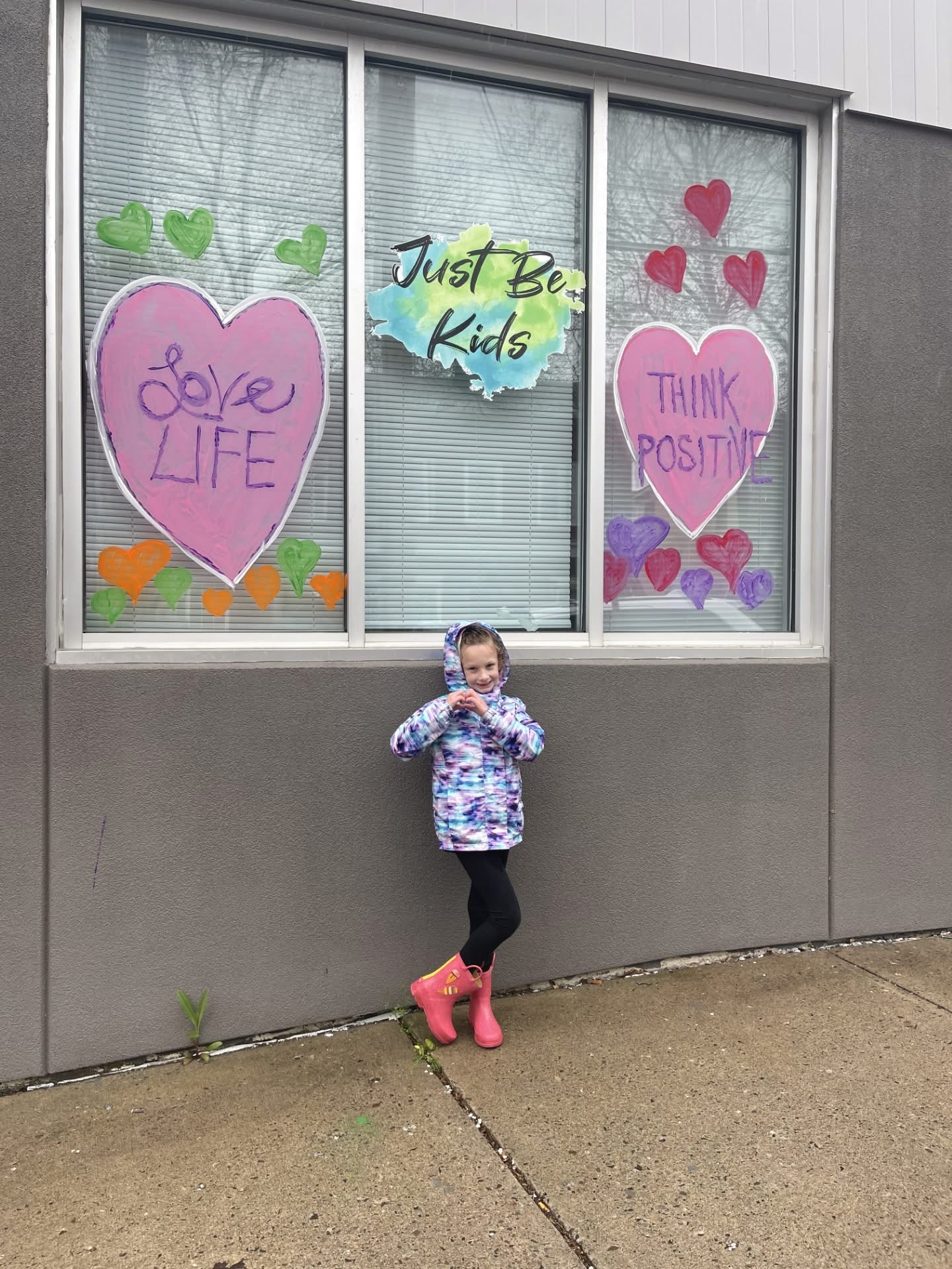 Window Painting at Just be Kids